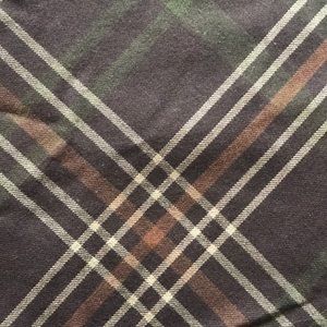 Ladies brown plaid maxi skirt